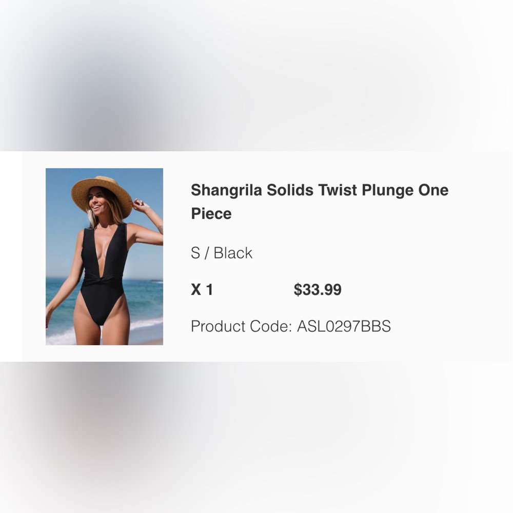 Cupshe one piece never worn without tags